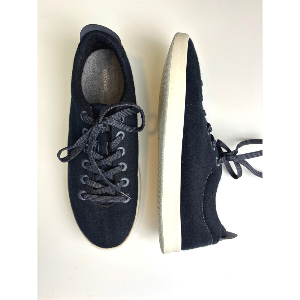 Allbirds Wool Pipers Black Mens Size 12 Merino Wool Low Top Sneakers